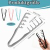 4 Pieces Curling Comb Texture Comb for Men and Women
