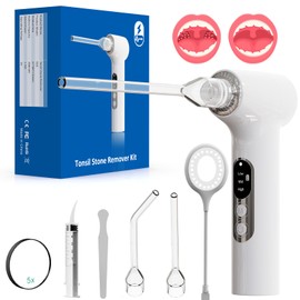 Sinkawa Sinkawa Electronic Tonsil Stone Remover Vacuum10 in 1 Tonsil Stone Removal KitTonsil Stone Remover Vacuum with Built-in Blue LightEasy to Use, Fight Bad Breath, Mouth Cleaning Oral Care
