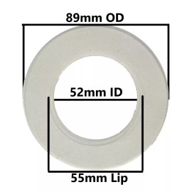 nuflush Silicone Flapper Seal for the Champion 4 Toilet Upgrade by NuFlush (89mm OD 52mm