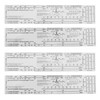 4X Essential EKG Ruler Pocketcard in English