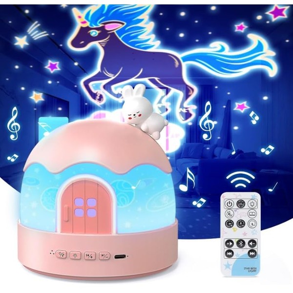 Planetarium SF25010 Children's Skirfy Toy, Projector, Home Planetarium, Indoor Planetarium, Bedside Lamp, Night Light, Multi-functional Planetarium, 14 Projection Films, Remote Control, 120 Minutes