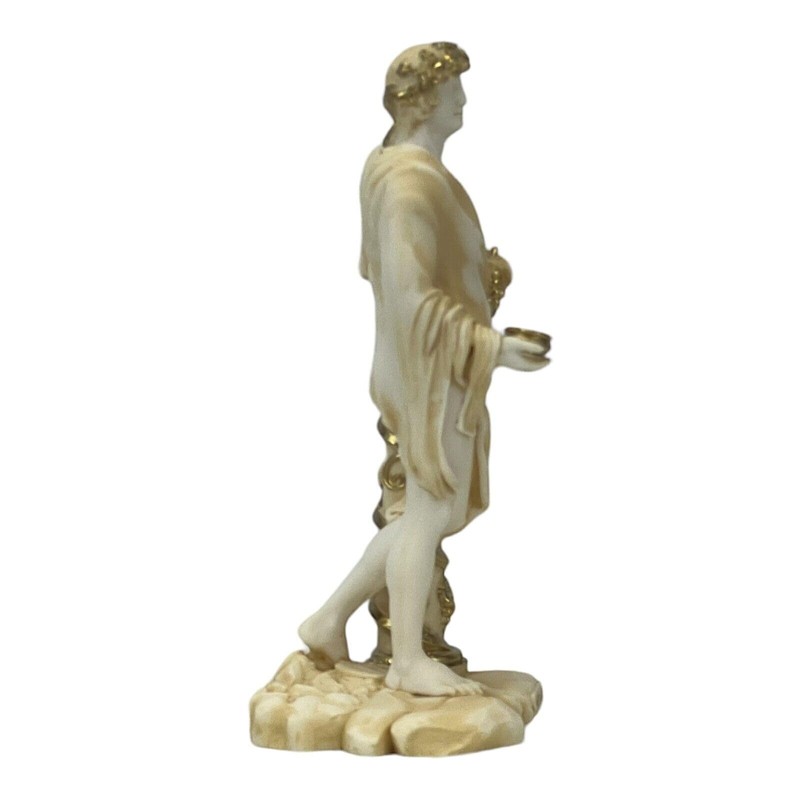 Dionysos Bacchus Skulptur, griechisch-römischer Gott des Weins und Theaters, 17