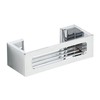 WENKO Turbo-Loc Bralia Wall Shelf, Plastic Bathroom Shelf, No Drilling