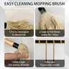 Apvok Two Size Bbq Mop Brushes For Sauce Wooden Long
