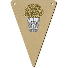 5 x 140mm 'Bag Of Popcorn' Wooden Bunting Flags (BN00080548)