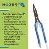 Högert Technik - Dachschellen gerade 0° - Abkantzange Biegezange Falzzange