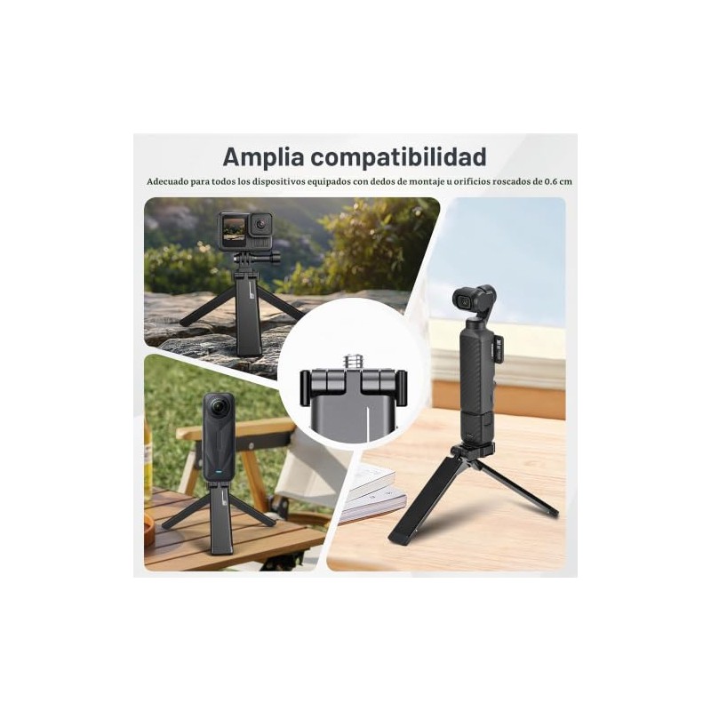 Mini trípode magnético para Insta360 Luna Ultra X5, para DJI