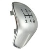 MOMOALA Replacement 5 Speed Black Chrome Gear Stick Knob Cap