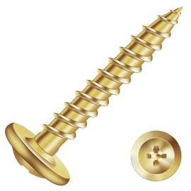 #8 x 1 Wood Screw 500Pcs Alloy Steel Standard Thread Truss Head Fast Self Tapping by SG TZH