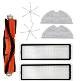 HMHAMA Replacement Main Side Brush HEPA Filter Mop Cloth Accessories Kit for Mijia 2C STYTJ03ZHM Vacuum Cleaner Replacement Parts