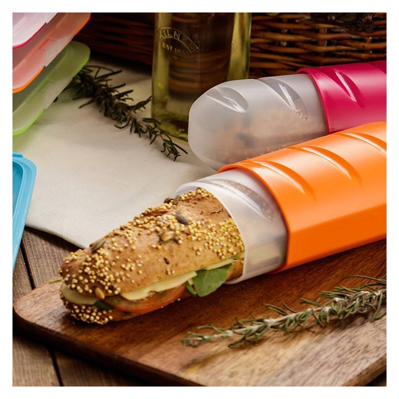 PracticFood Bun Box, Perfect Container to Keep Sandwiches Fresh Without