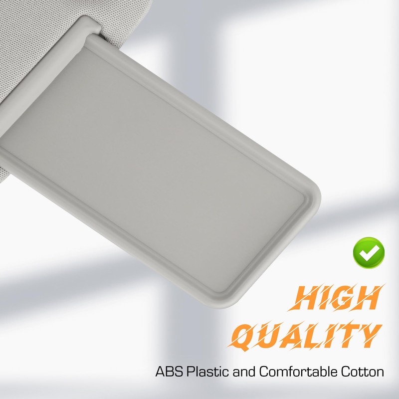 Grey Passenger Right Side Sun Visor Replacement Compatible with 2010-2023