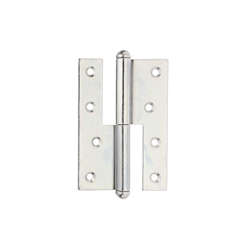 Lifting Hinge Right-Hand Yellow-Galvanised 120 x 88 mm / 1