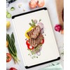 Large Cutting Board for Kitchen - 18x12 Inch Plastic Cutting