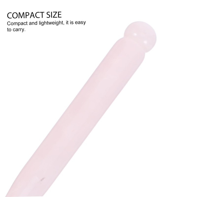 FOMIYES Rose Quartz Acupressure Massage Pen Gua Scraping Massage Tools