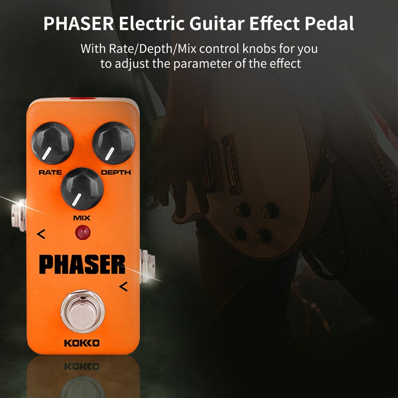 KOKKO FPH2 PHASER Electric Guitar Effect Pedal Portable Guitar Effector