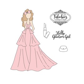 Prima Marketing Julie Nutting-Cling Stamps Scarlett