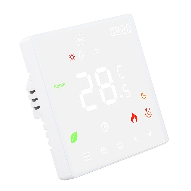 Smart Thermostat Touch Screen Programmable Floor Heating Thermostat for Gas