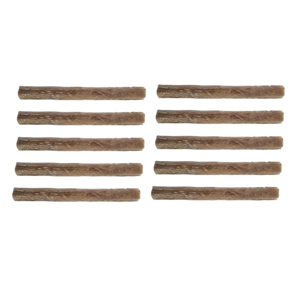 Bulk Packs 10 Inch Dog Chew Stick Compressed Buffalo Rawhide