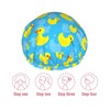 Rubber Duck Shower Cap for Women Reusable Double Layers Waterproof