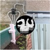 SWTYExt Pack of 60 Clamp 20 mm Pipe Holder White
