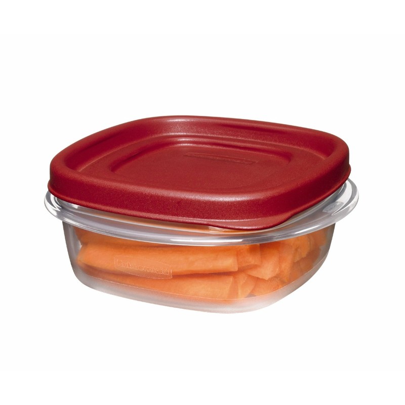 Rubbermaid Easy Find Lid Square 1-1/4-Cup Food Storage Container, 1
