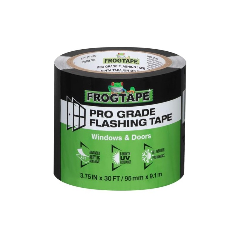 FrogTape Pro Grade Flashing Tape - Waterproof & UV Resistant