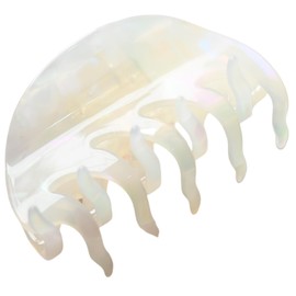 Prettyou 3" Handmade Celluloid French Design Barrettes Hair Claw Tortoise Shell Luxury Fashion Accessories Hair Clip for Women (G)