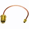 MCAMPAS 15 Inch Propane Regulator Copper Pigtail POL x 1/4"NPT