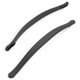 Amerdeco 10 Pack Matte Black Cabinet Pulls 7.5 Inch(192mm) Hole Center Drawer Pulls Cabinet Hardware Kitchen Cabinet Handles for Bathroom ZH0068