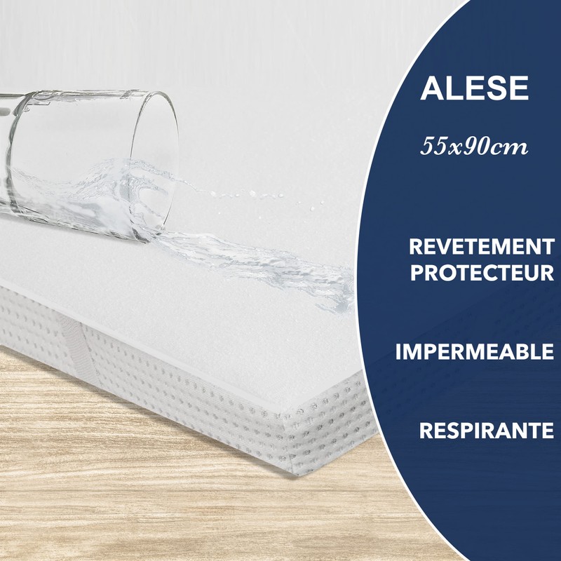 Lovely Hippo Next 2 Me Waterproof Mattress Protector 83 x