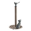 Cat and Bird Paper Towel Holder