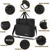 IBVIVIC 4 Slots Wireless Microphone Case with Foam,Microphone Carry Travel