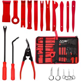 KEKECHAORAN Car disassembly tools, universal car disassembly tools, for removing vehicle upholstery, interior trim tool, trim wedge set