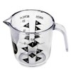 Chef Craft Select - Taza medidora de plástico, capacidad de