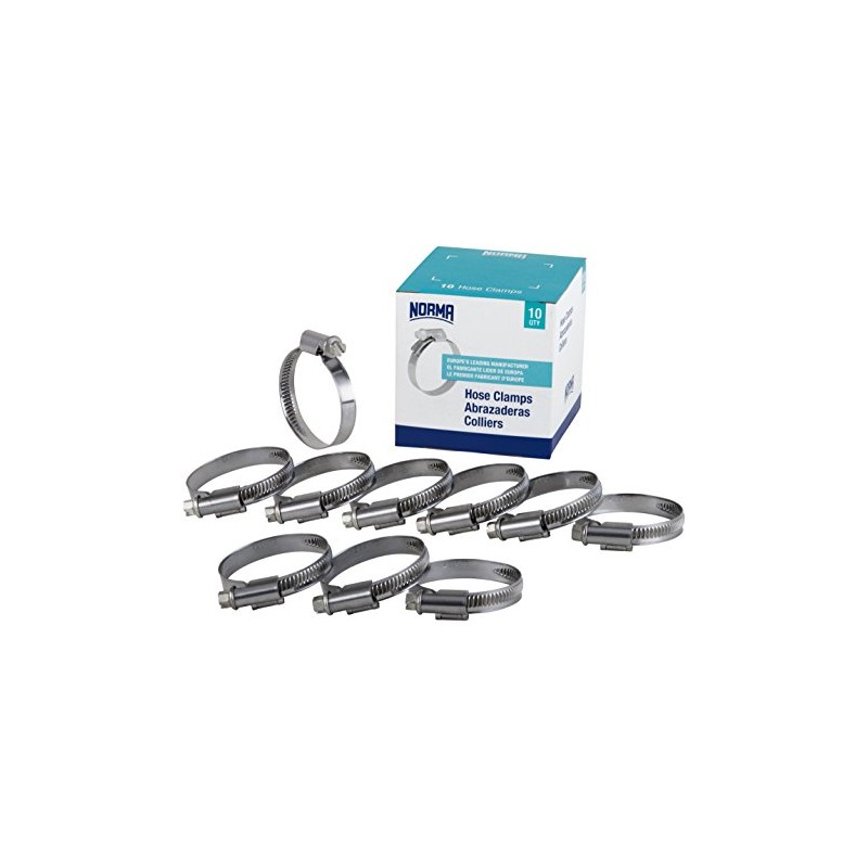 NORMA 01266704026-000-0539 Hose Clamps, 20 mm-32 mm x 9 mm