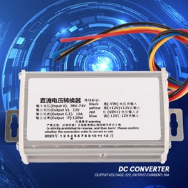 ANKROYU 36V‑72V to 12V 10a 120W Converter, Step Down Power Supply Module, Step Down Converter, DC‑DC Converter for Voltage Conversion