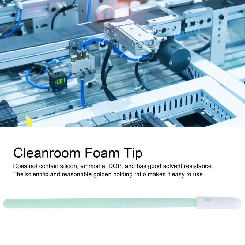 5 Pack Cleanroom Foam Tip DustFree Sponge Head Cleaning Wipe