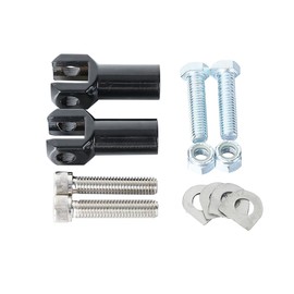 TCMT 2.25" Passenger Foot Peg Support Mount Clevis Kit Fit For Harley Softail Standard Softail Springer Deuce Heritage Softail Classic Fatboy 2000-2006
