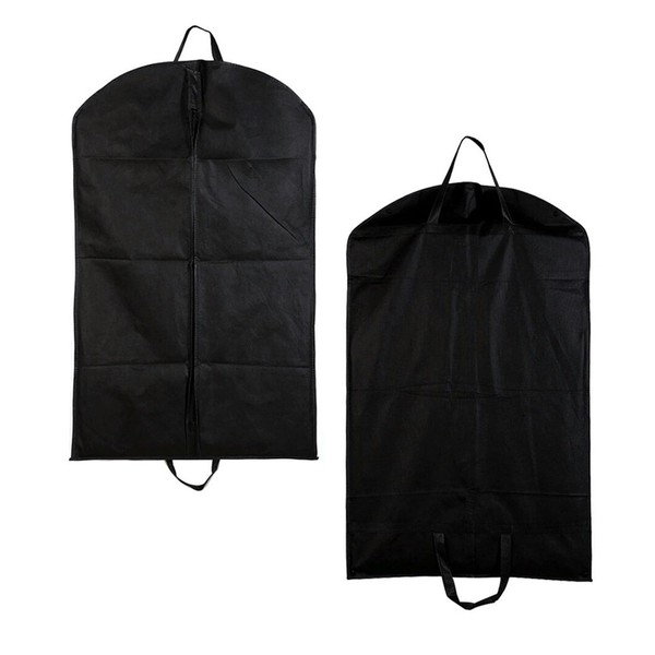 2Pcs Suit Bag,Black Suit Carriers for Men for Travel,Which Dust