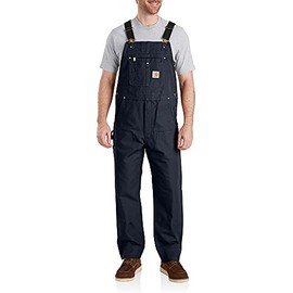 Carhartt Men'sRelaxed Fit Duck Bib Overall Navy,L34-W40