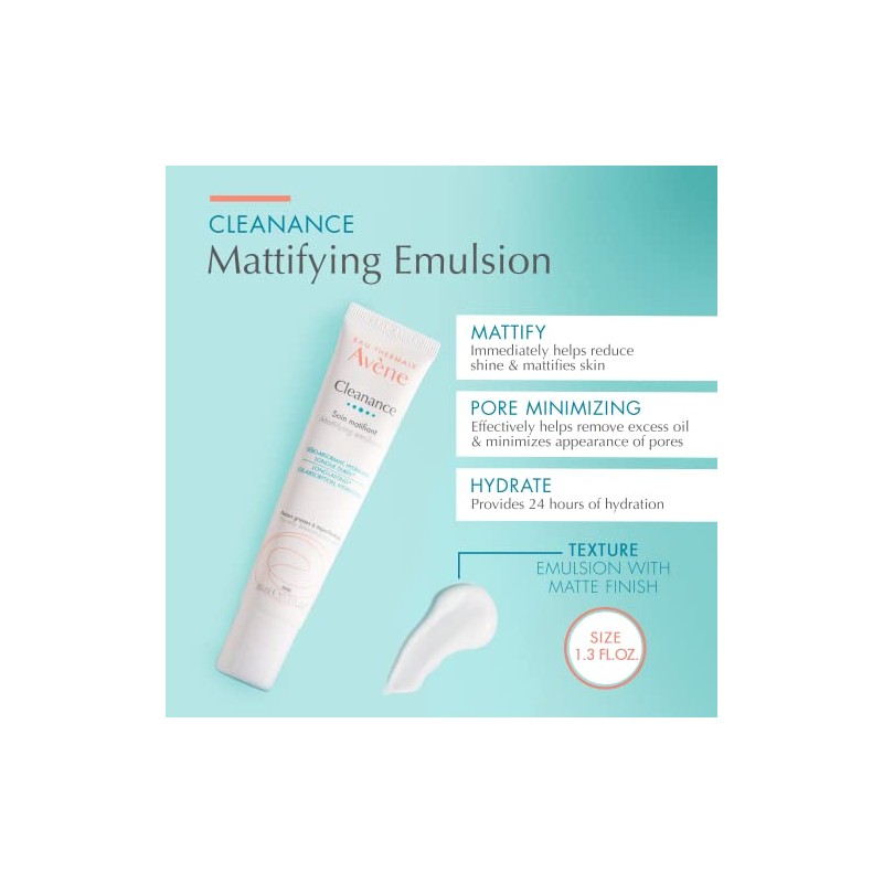 Avène, Crema Matificante para Piel Grasa o Mixta, 40ml