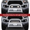 YITAMOTOR Bull Bar Compatible for 2005-2015 Toyota Tacoma, Silver Brush
