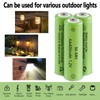 JINTION Solar Rechargeable Ni-MH AA Batteries Double A 400 mAh