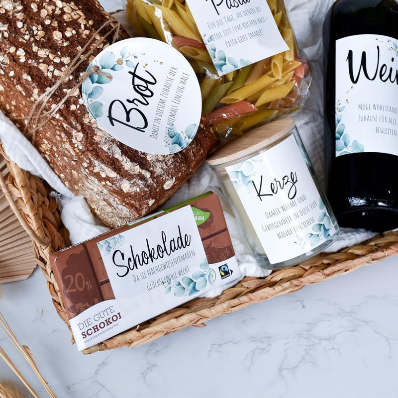 Housewarming Gift Bread Salt Labels | 6 Tags - Stickers