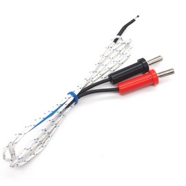 K Type Thermocouple Probe, Double Head Multimeter Probe Waterproof Thermocouple Thermal Sensor for Digital Thermometer