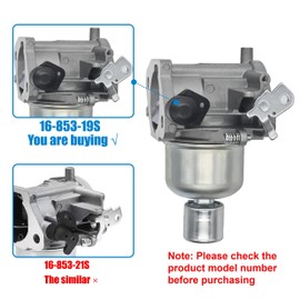 Eamonhigh 1685319-S KT725 Carburetor Replacement for Kohler Specific KT730 KT735 KT740 KT745 7000 Series Engines Carb 22HP 23HP 24HP 25HP 26HP, 1685319S 32-853-63S 32-853-67-S with Gaskets 3285363S