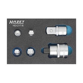 HAZET 163-217/6 Adapter Set - Multi-Colour
