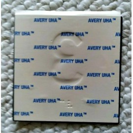 Brand New 3rd Floor Elevator Jamb Plate Sign, Braille #3, Raised Dots & Number