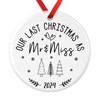 Our Last as Mr and Miss Engaged Bauble, Last Xmas